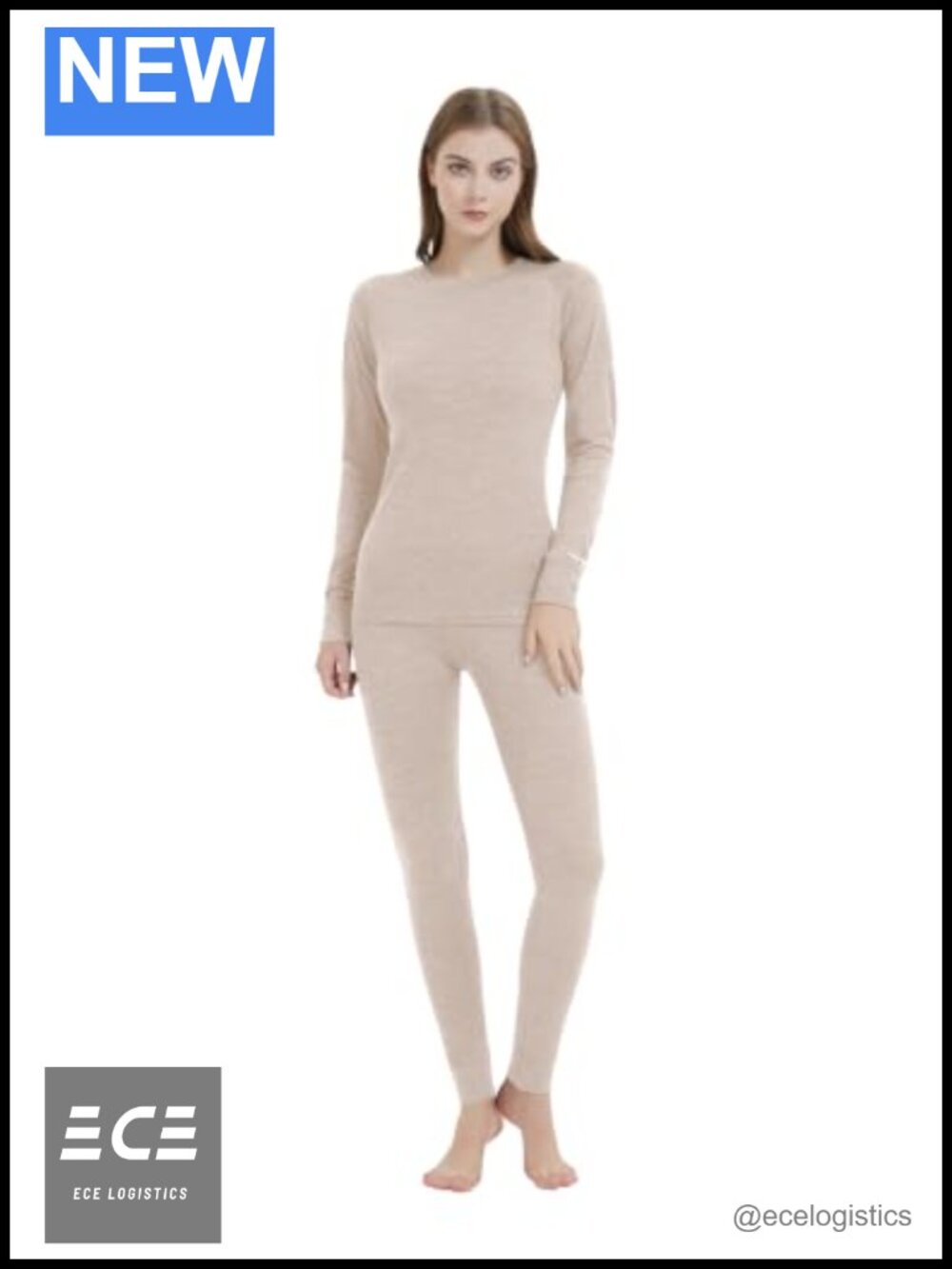 100% Merino Wool Base Layer Set Active Thermals Lightweight
